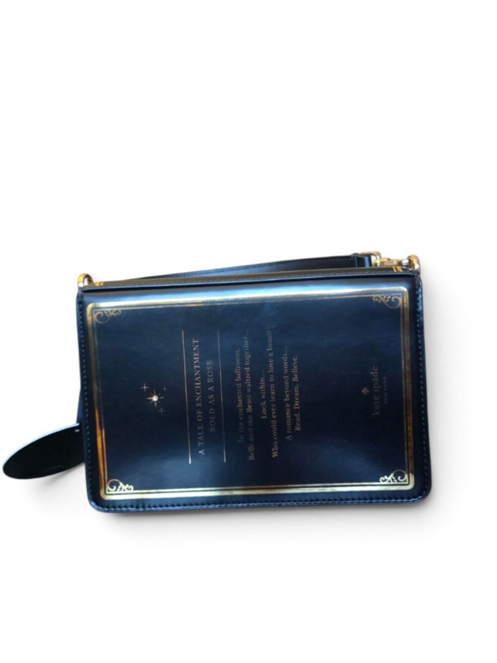 NWT Kate Spade x Disney Beauty Beast 3D Story Book Leather Crossbody Bag Rare - Picture 16 of 16